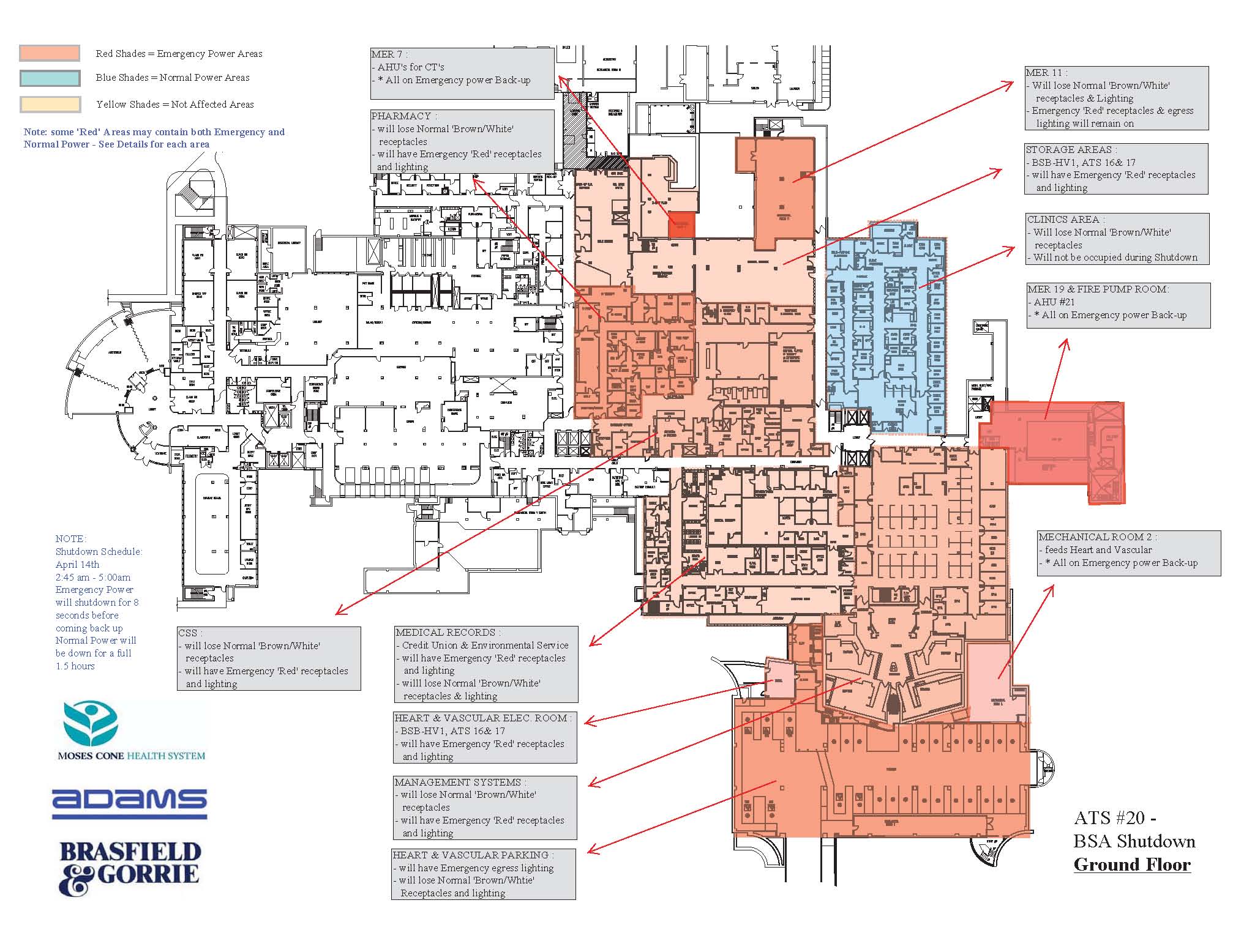 Moses H. Cone Memorial Hospital North Tower and Renovation Adams